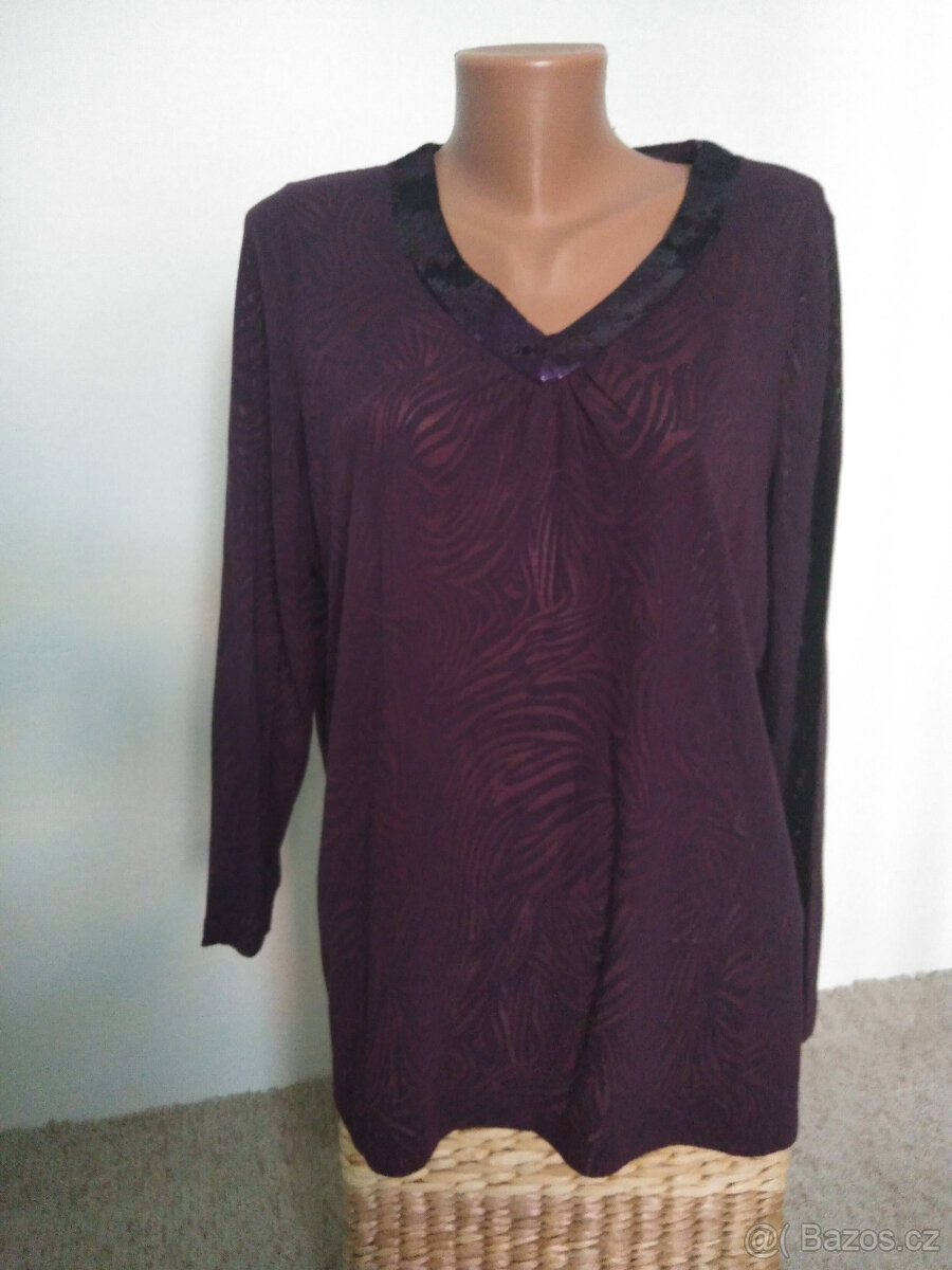 Halenka Steilmann,XXL s flitry, nová