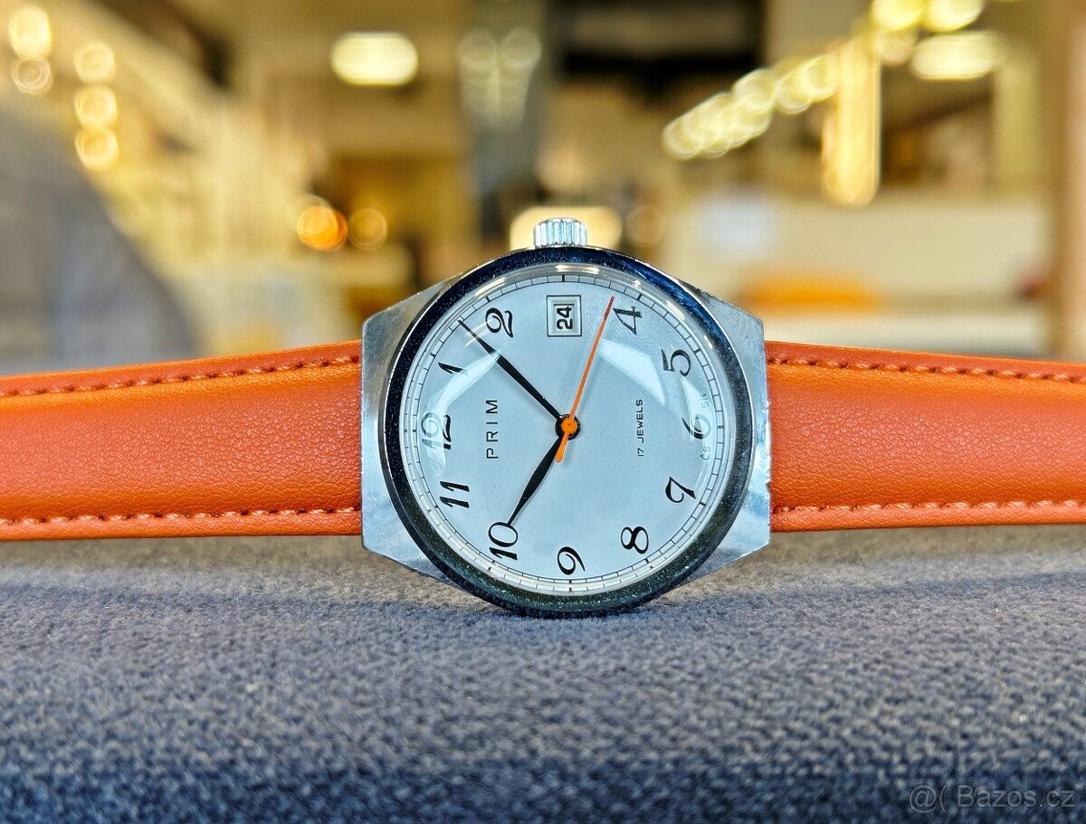 Československé mechanické vintage retro hodinky PRIM Breguet