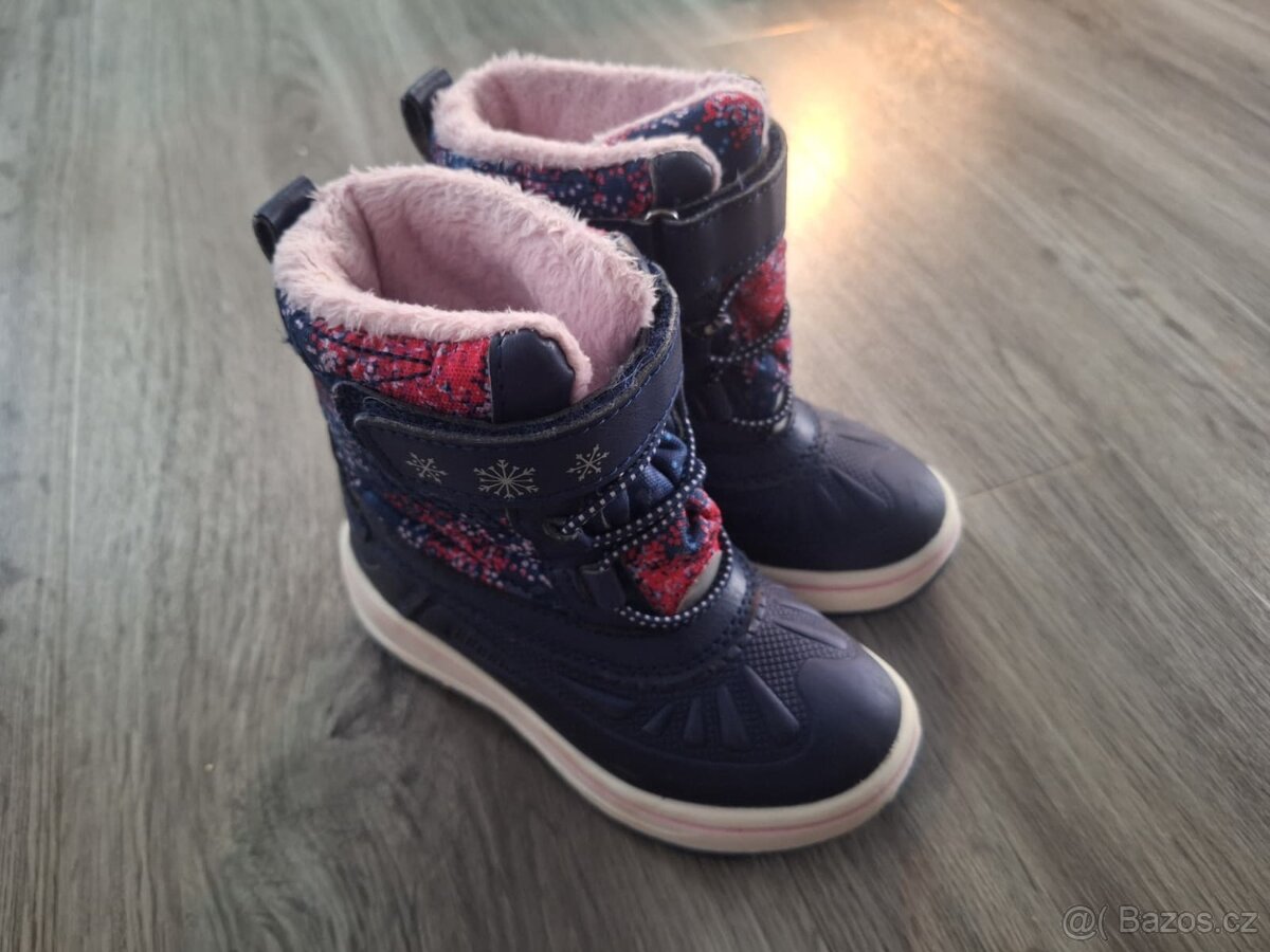 Dětské zimní boty holčičí velikost 25