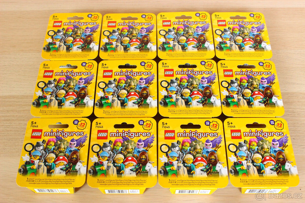LEGO 71045 sběratelské minifigurky - kompletní 25. série