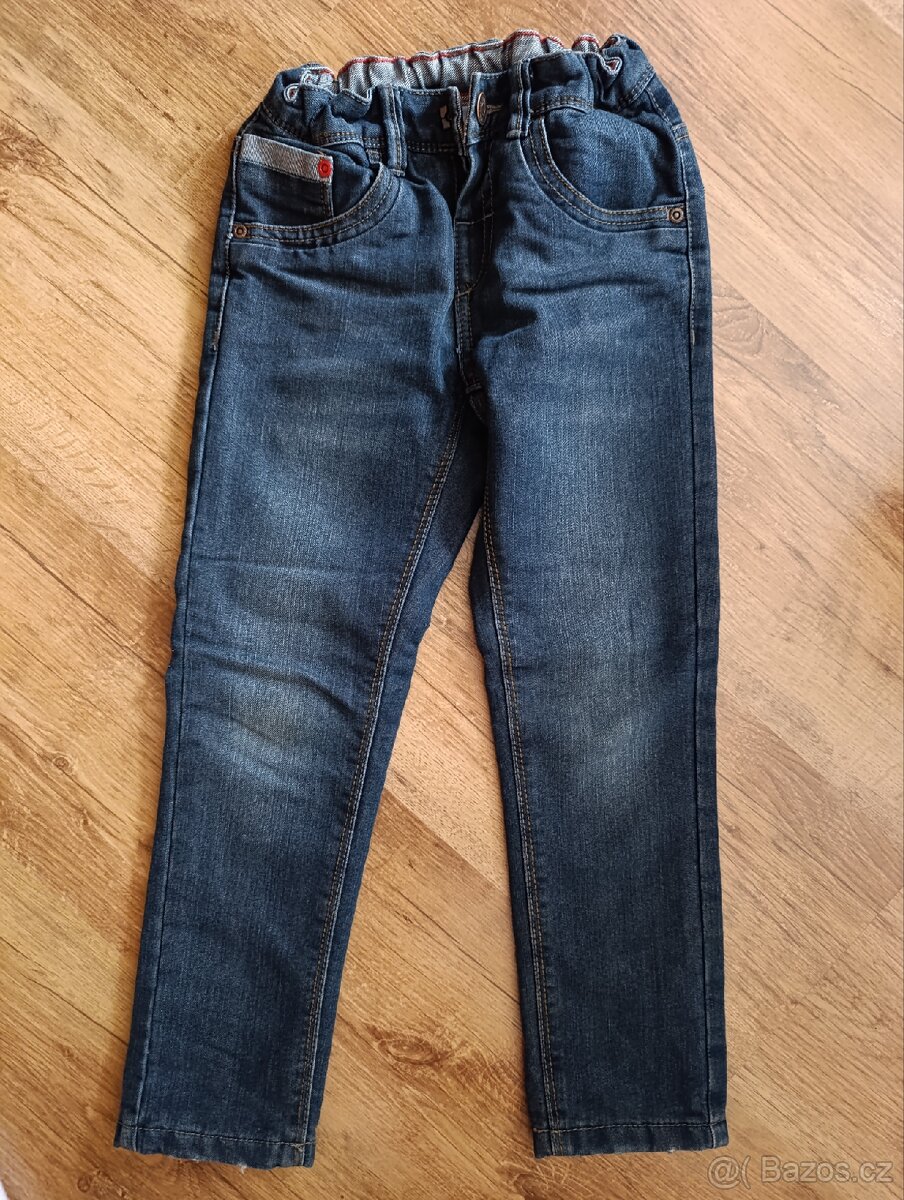 Džíny zateplené vel. 116