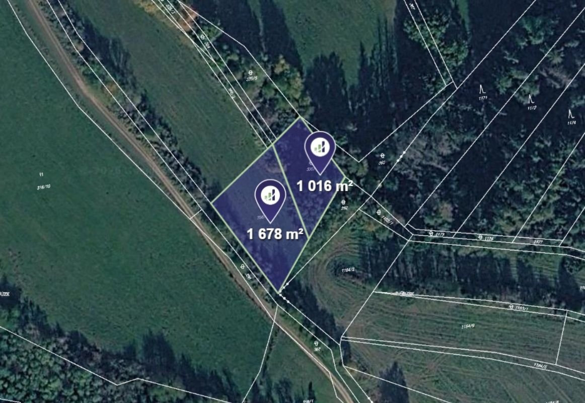 Prodej podílu 3/4 pole 2 021 m², Divišov