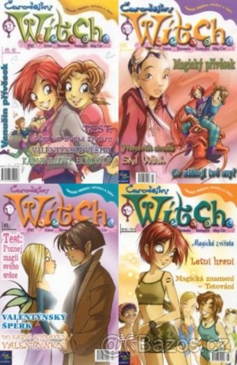 Koupím - časopisy Witch + Víly a Diář Witch