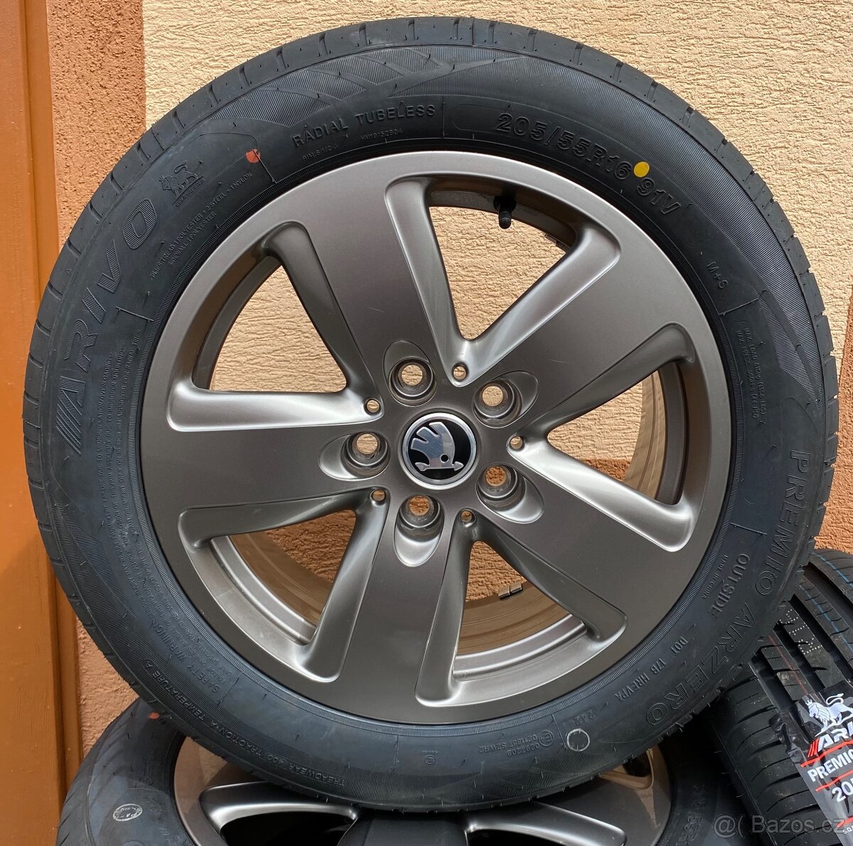 5x112 R16 Škoda + 205/55 R16 91V letné