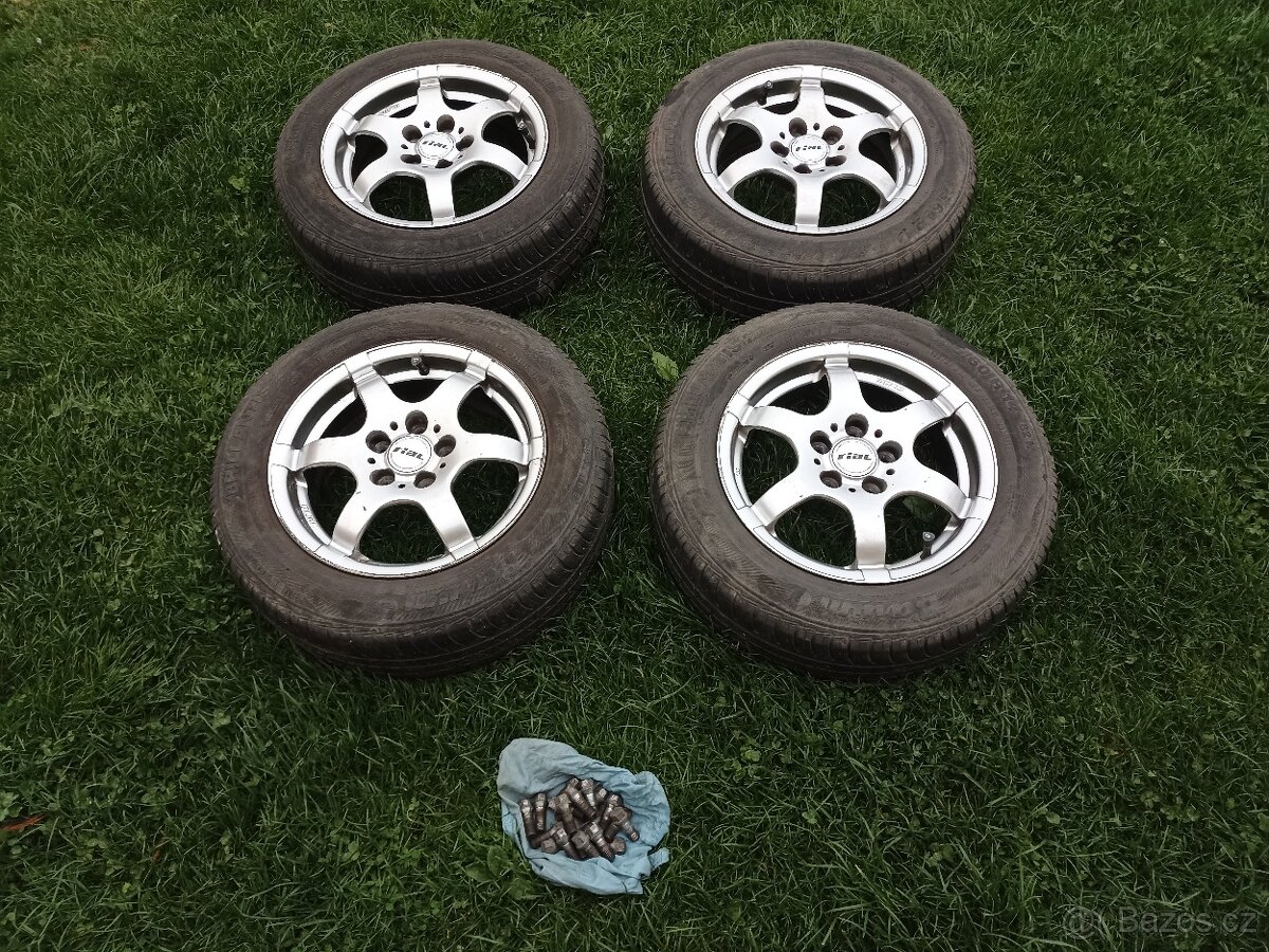 Lité kola komplet letní, 185/60 R14 na VW Polo, Fabia