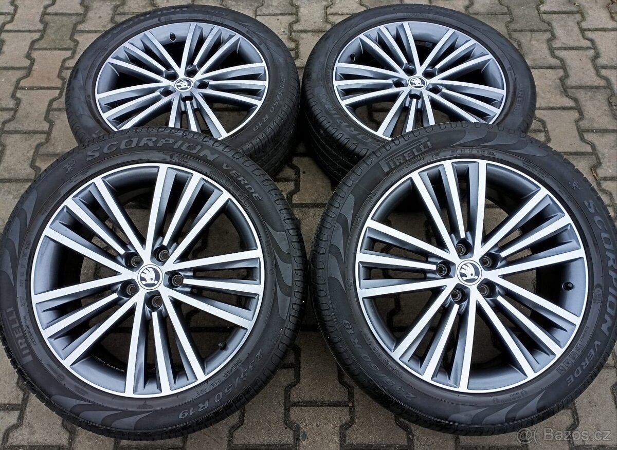 Disky originální Škoda Kodiaq 5x112 R19 Sirius