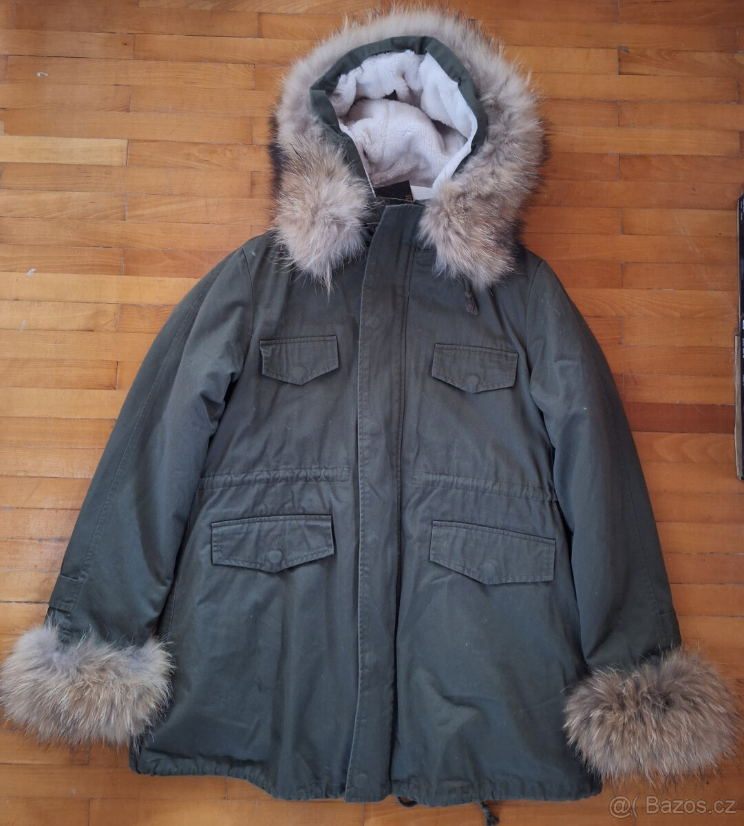 Dámská khaki parka