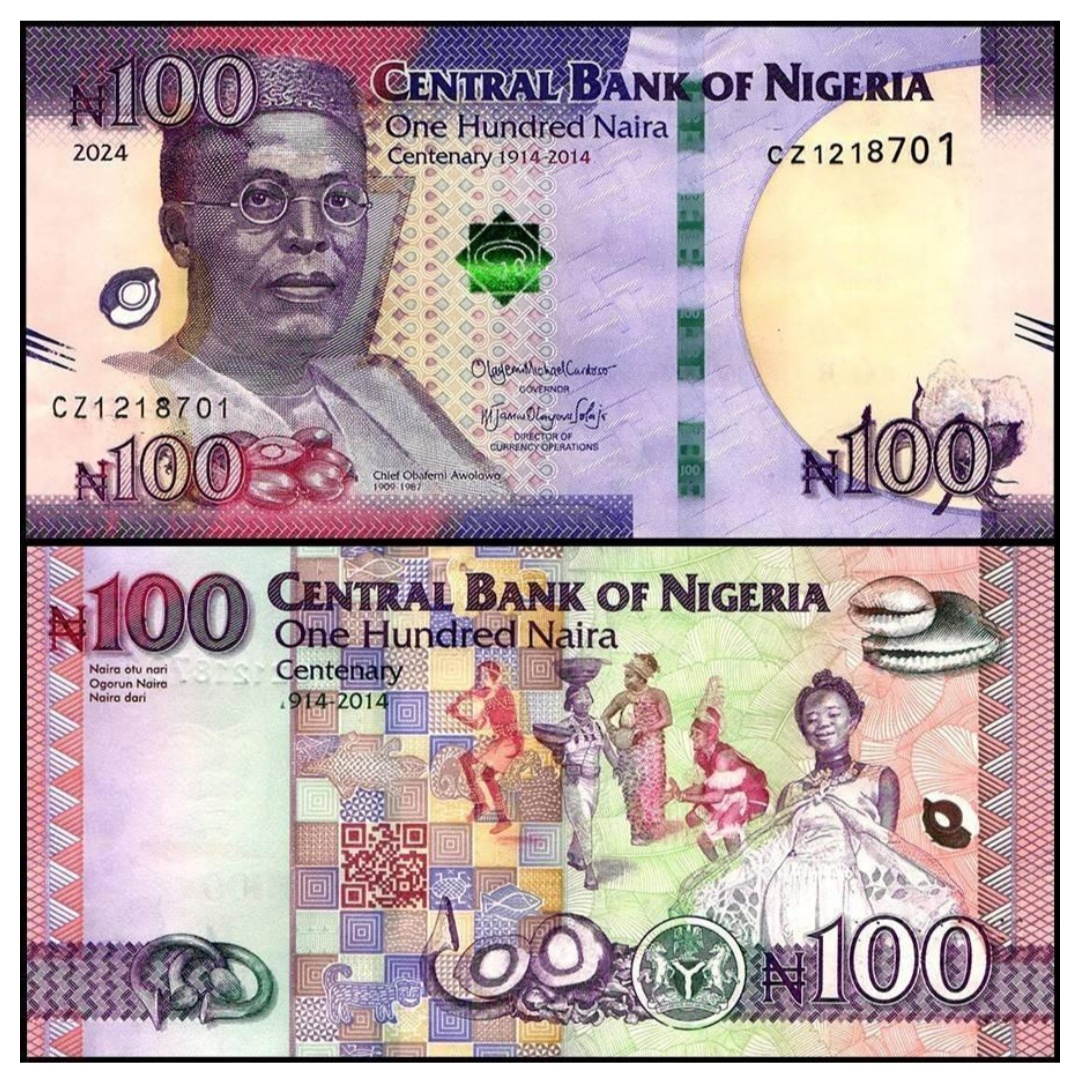 Nigérie - 100 Naira bankovka, 2024, UNC