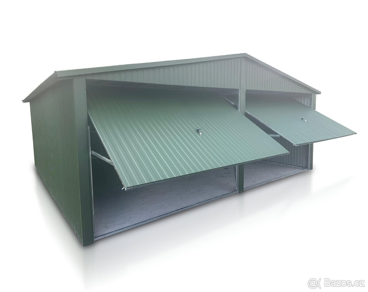 Plechová garáž 6x5m