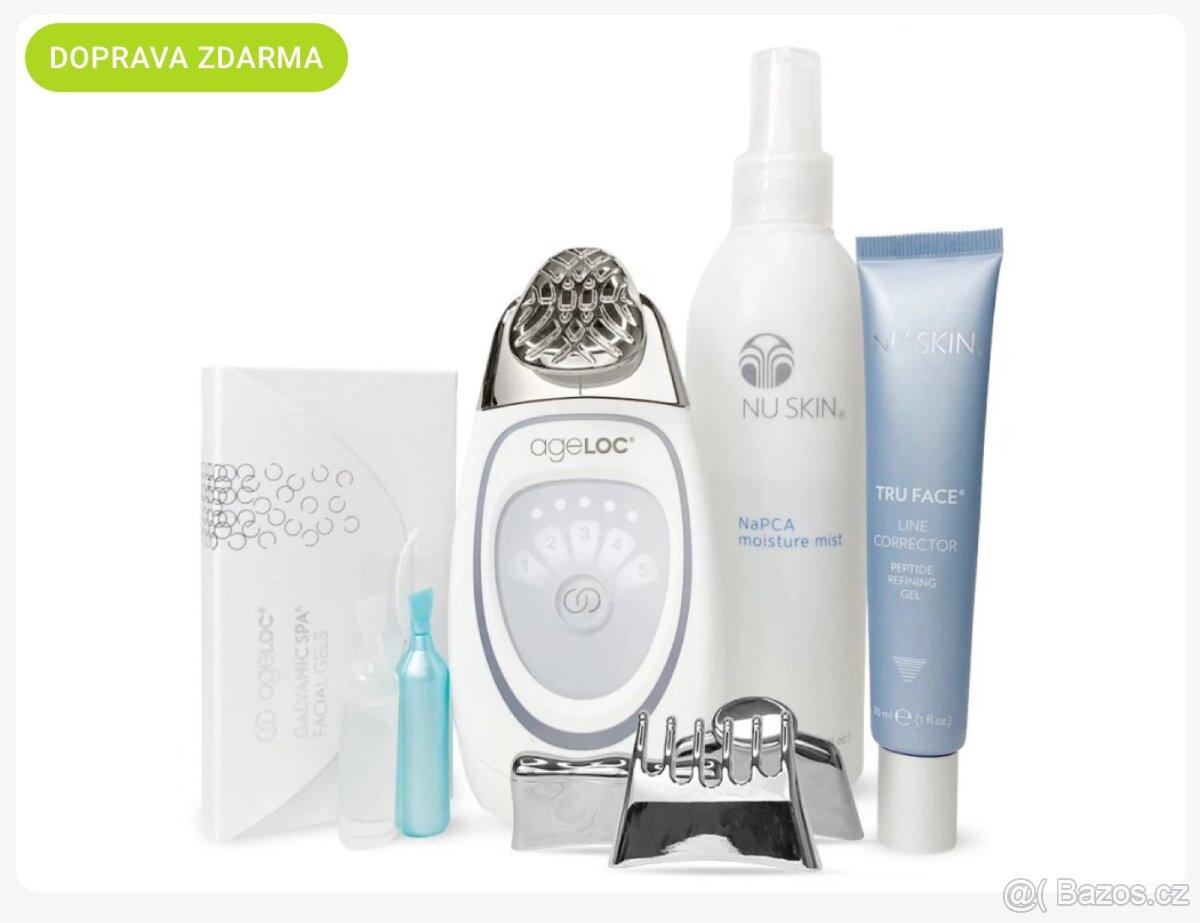 AKCE NuSkin - Galvanic Spa kompletní sada na galvanizaci
