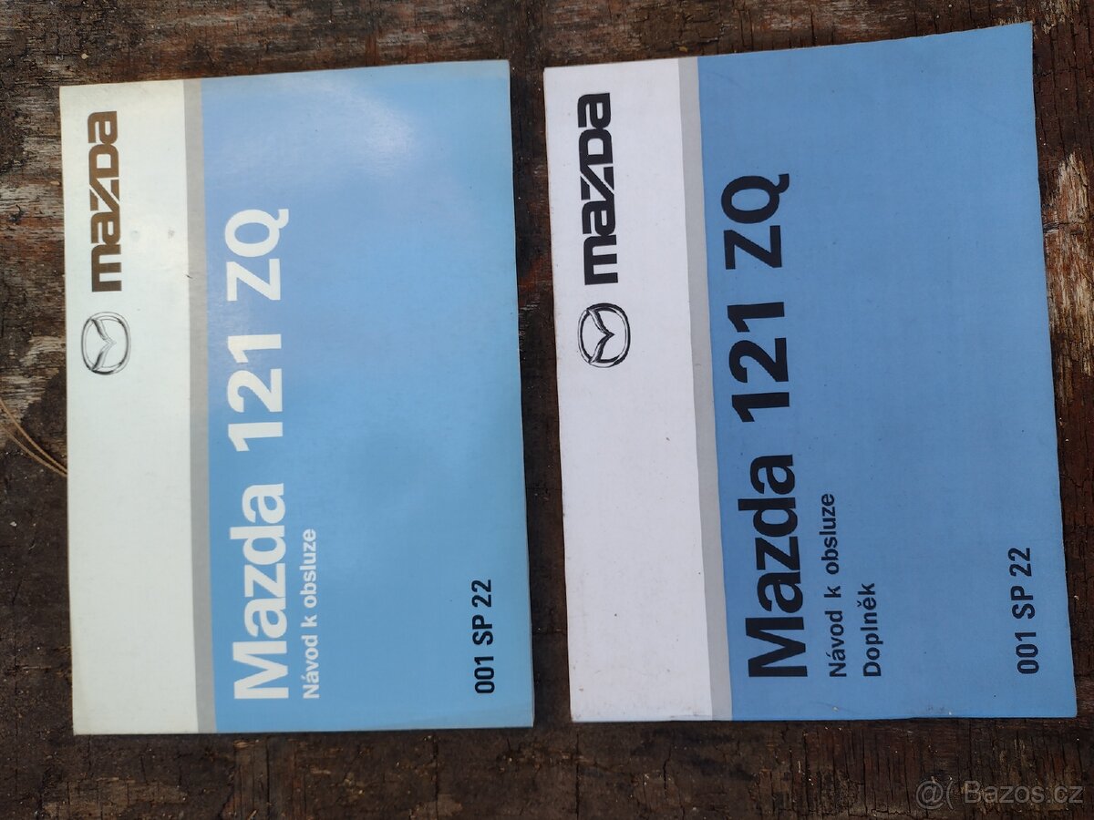Prodám návod k obsluze Mazda 121