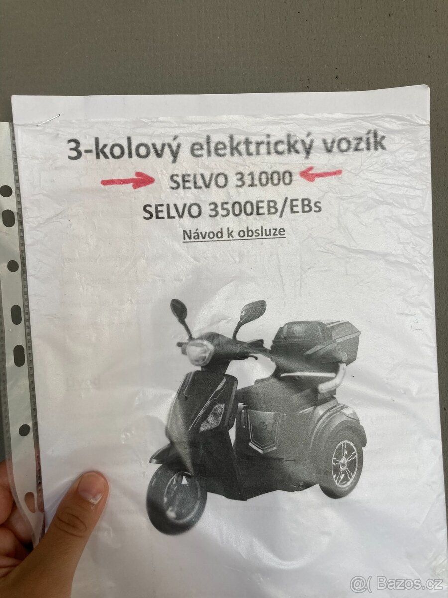 3kolový elektrovozík SELVO 31000
