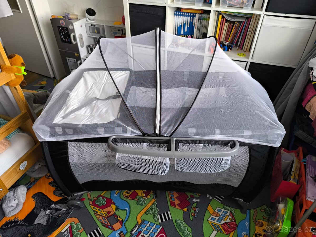 cestovní postýlka Clamaro Travel Black