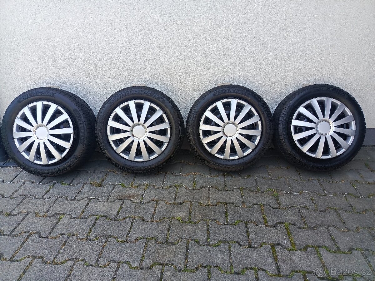 KOMPLETNÍ ZIMNÍ KOLA FORD FUSION VČ. PNEU 97%