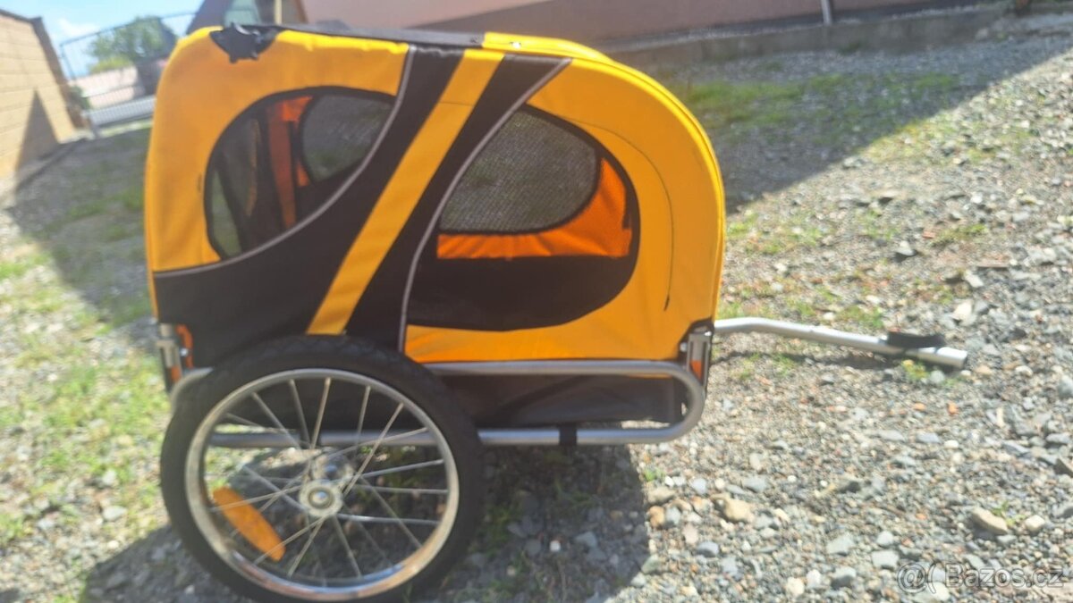 Pojízdná přepravka (vozíček) za kolo