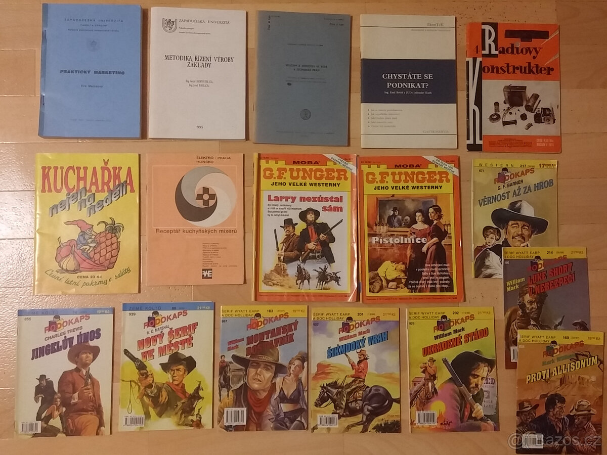 Western, ekonomie, hobby, kuchařky