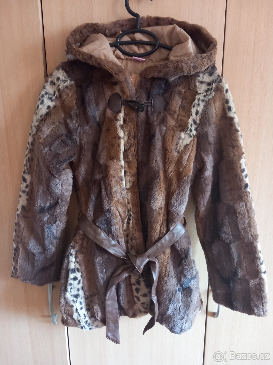 dívčí kožešinová bunda vel.: 158-164 ATIVO nová