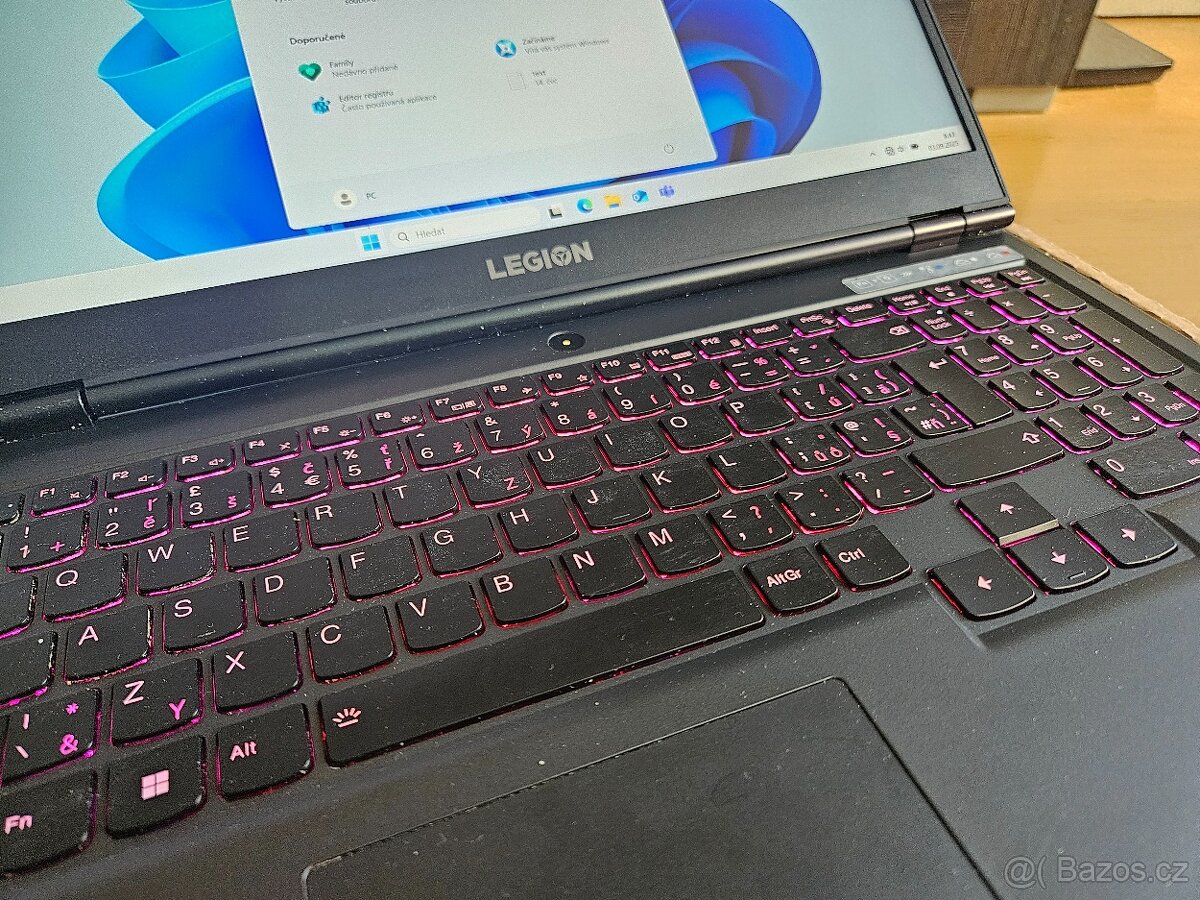 Herní notebook Lenovo Legion, AMD Ryzen 7, GeForce RTX 2060