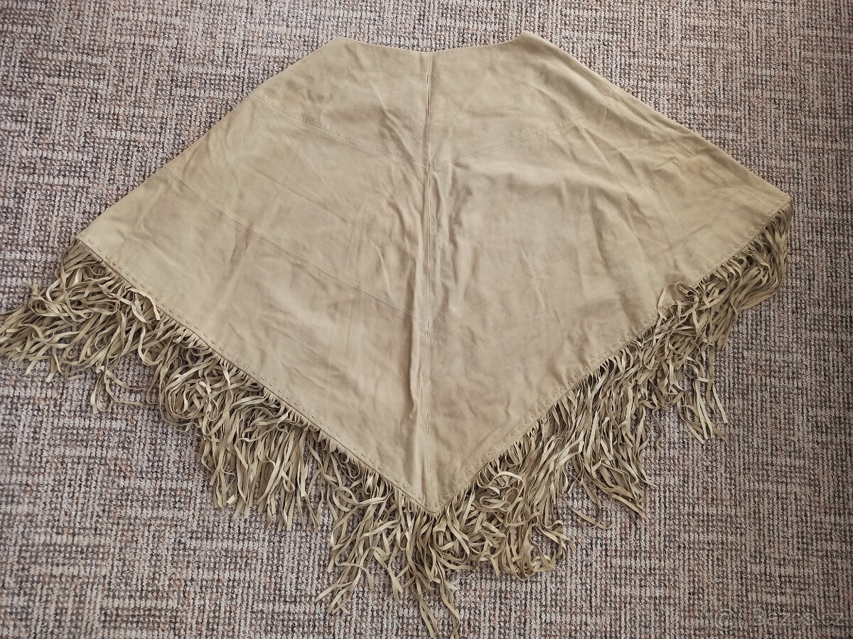 Dámské kožené pončo Ralph Lauren