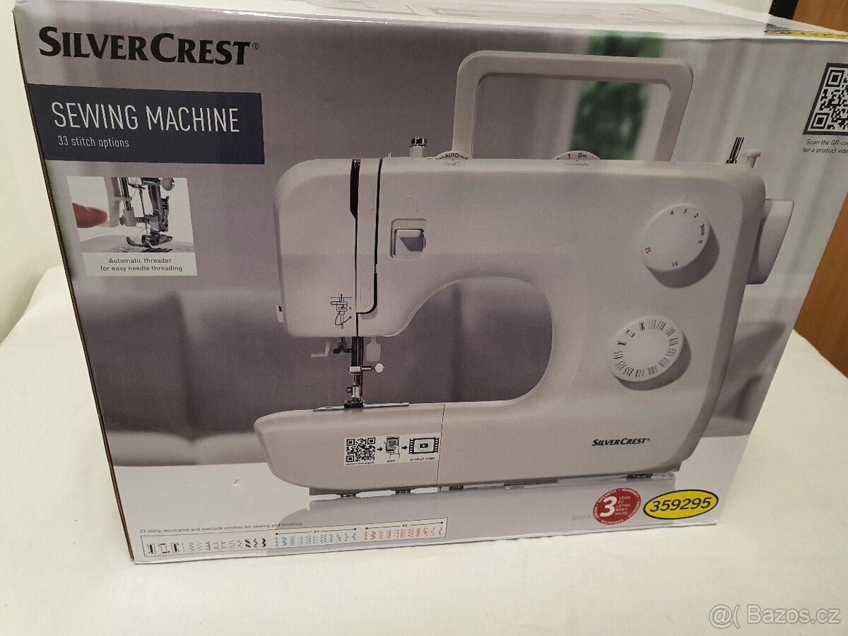 šicí stroj s příslušenstvím, SilverCrest, NOVÝ
