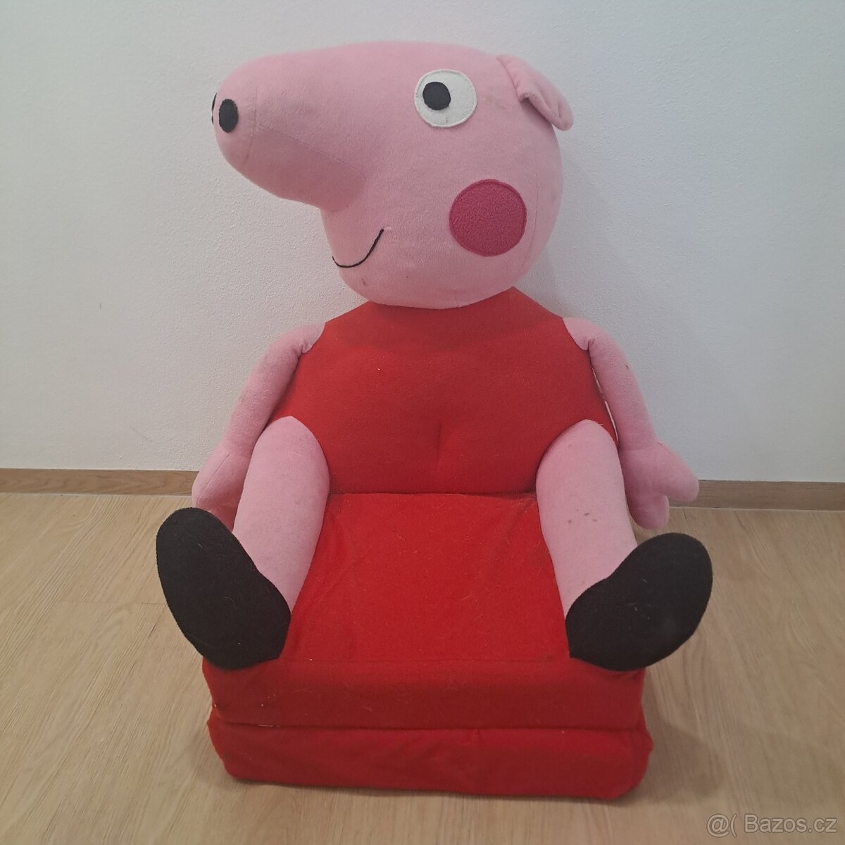 Dětské plyšové křesílko prasátko Pepa
