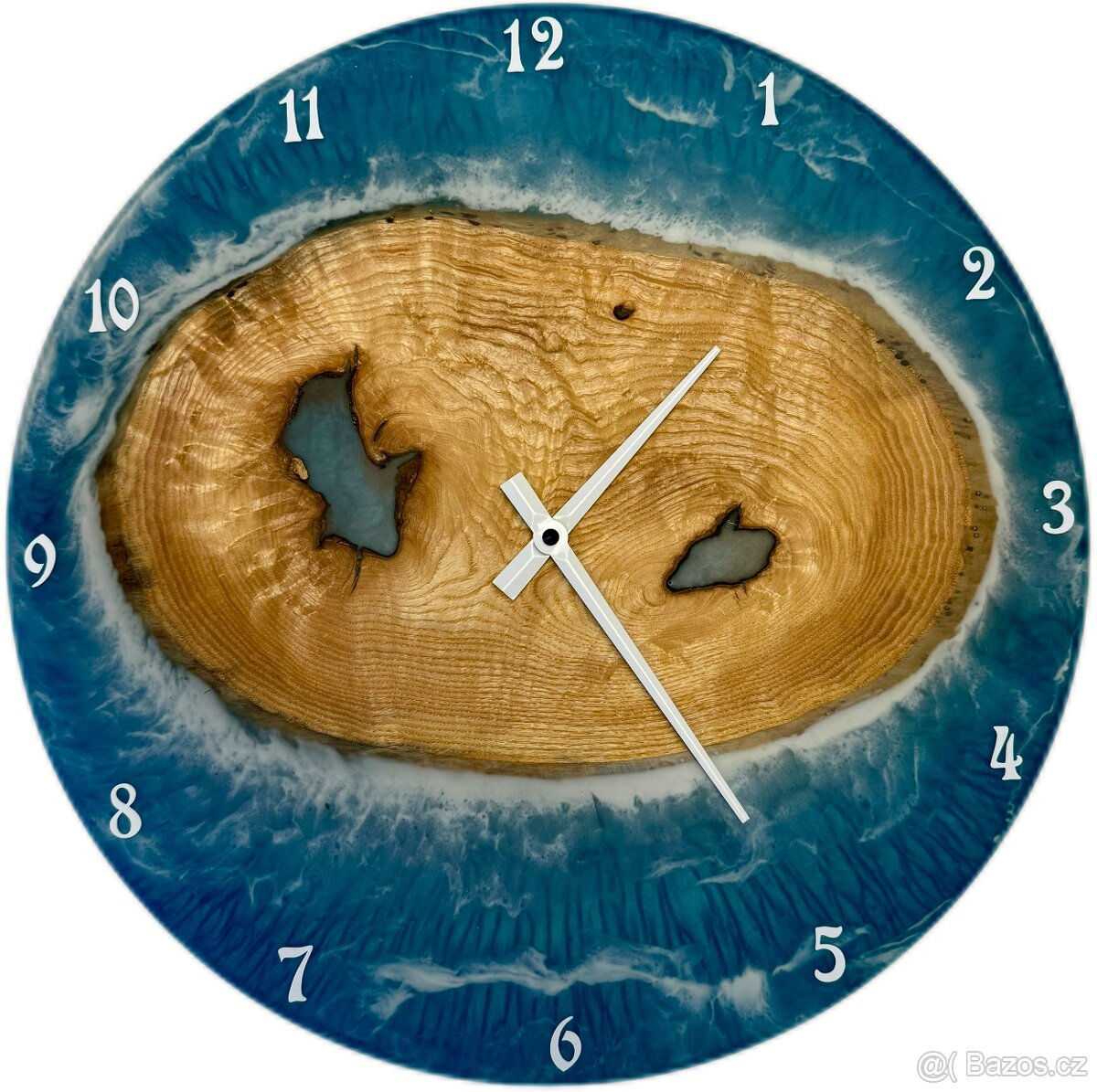 Epoxidové hodiny - moře