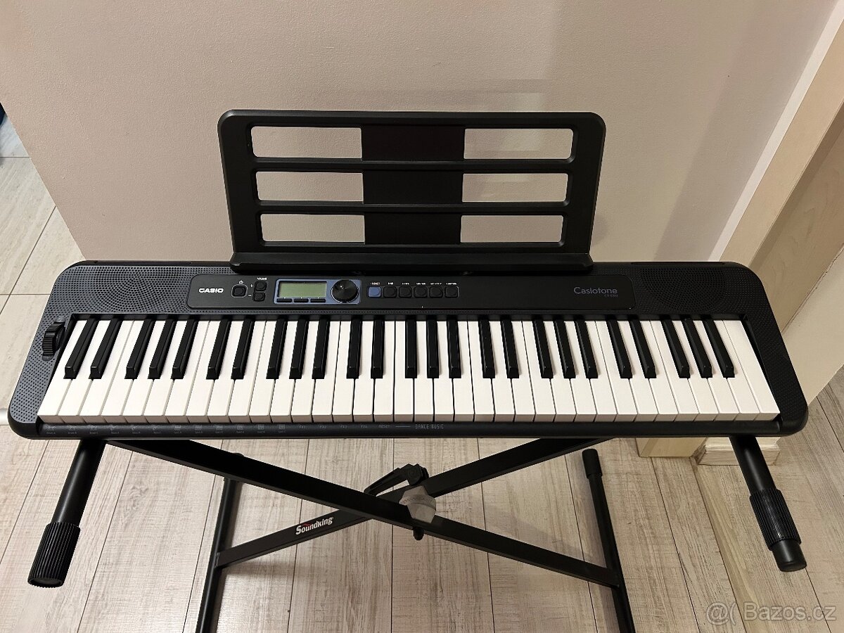 Klávesy CASIO CT S300, s dynamikou, dynamika