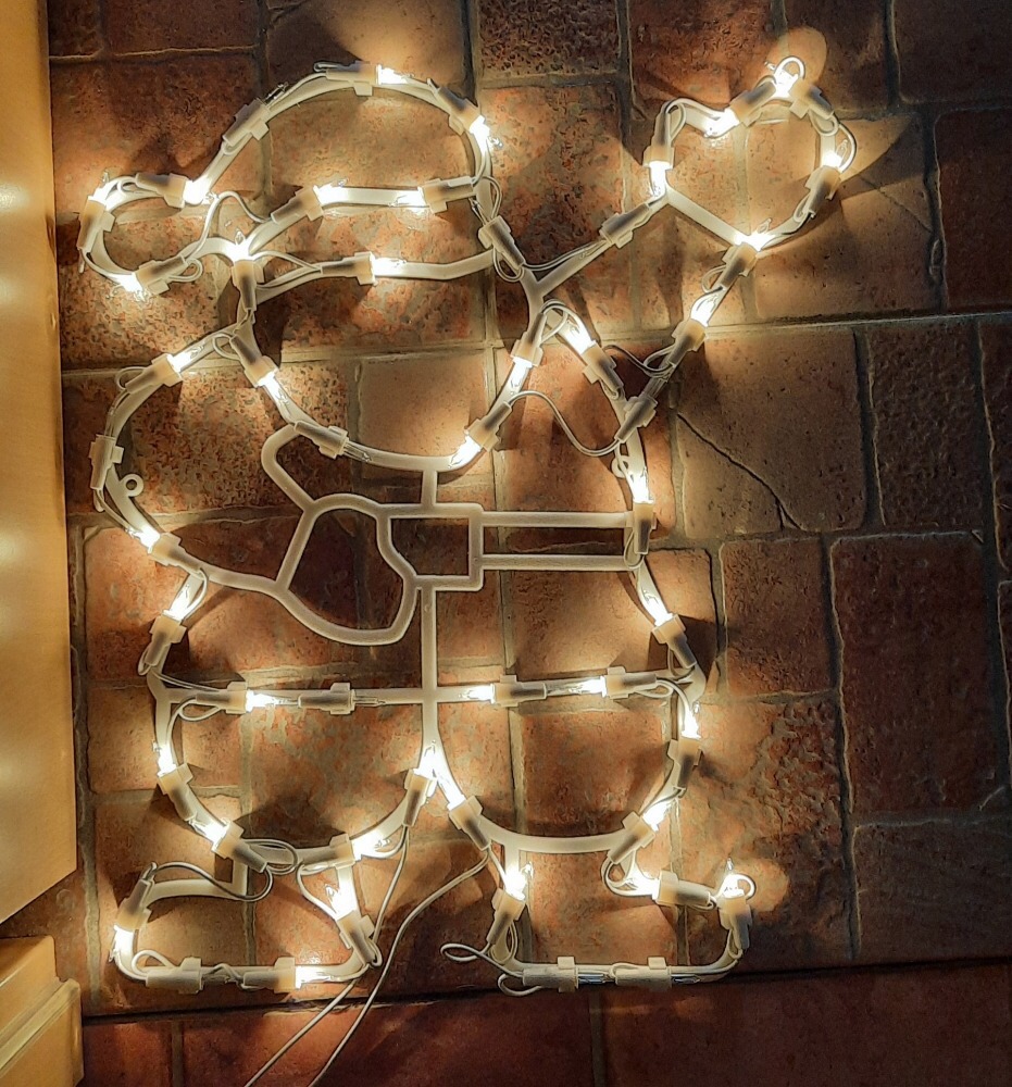 Svítící Santa Klaus