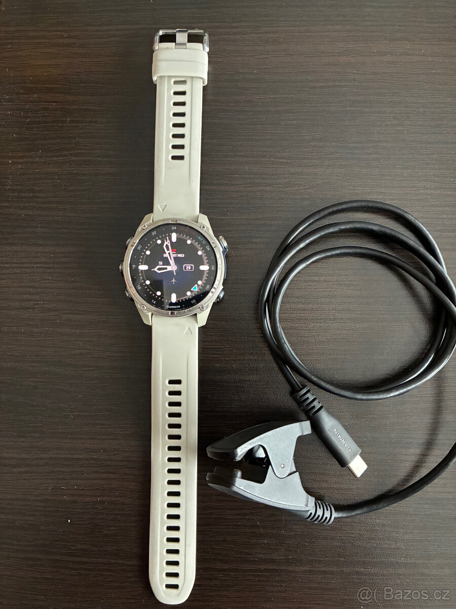 Prodám hodinky Garmin Descent Mk3 - 43mm, Silver/ Fog Grey