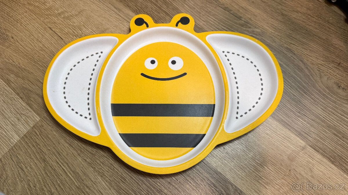 Dětský talíř včelka