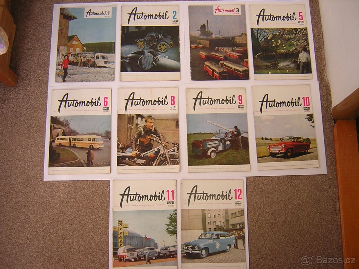 časopisy AUTOMOBIL - časopis automobil