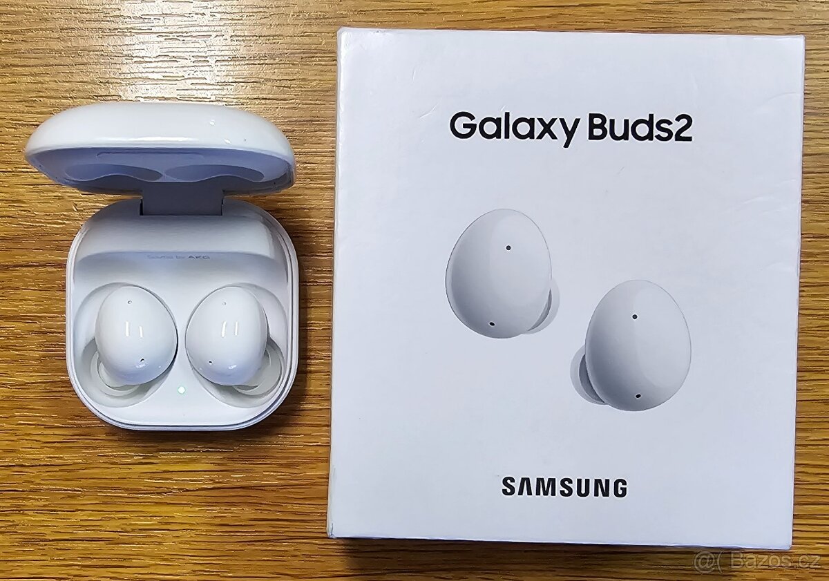 Samsung Galaxy Buds2 v záruce, téměř nepoužitá