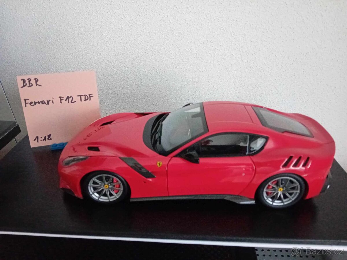 predam model Ferrari F12 TDF 1:18 (bbr)