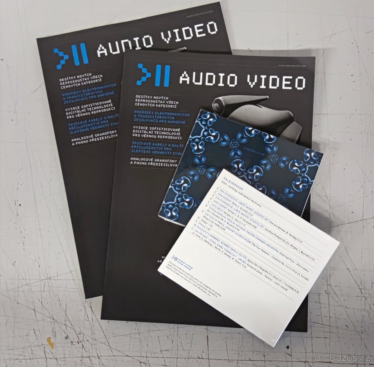 Katalog + CD z výstavy Audio Video