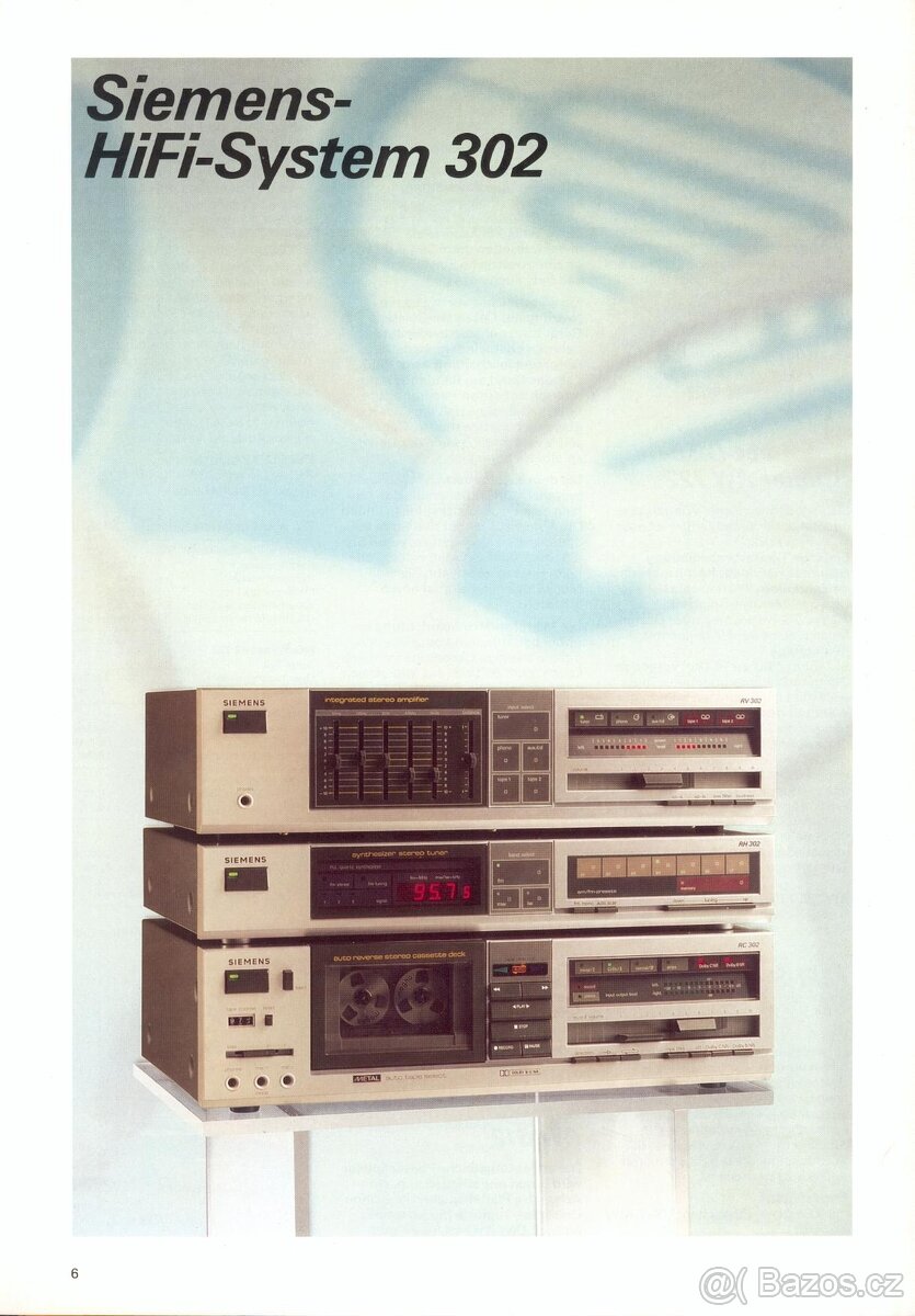 Siemens RC 302 AutoReverse Stereo Cassette Deck
