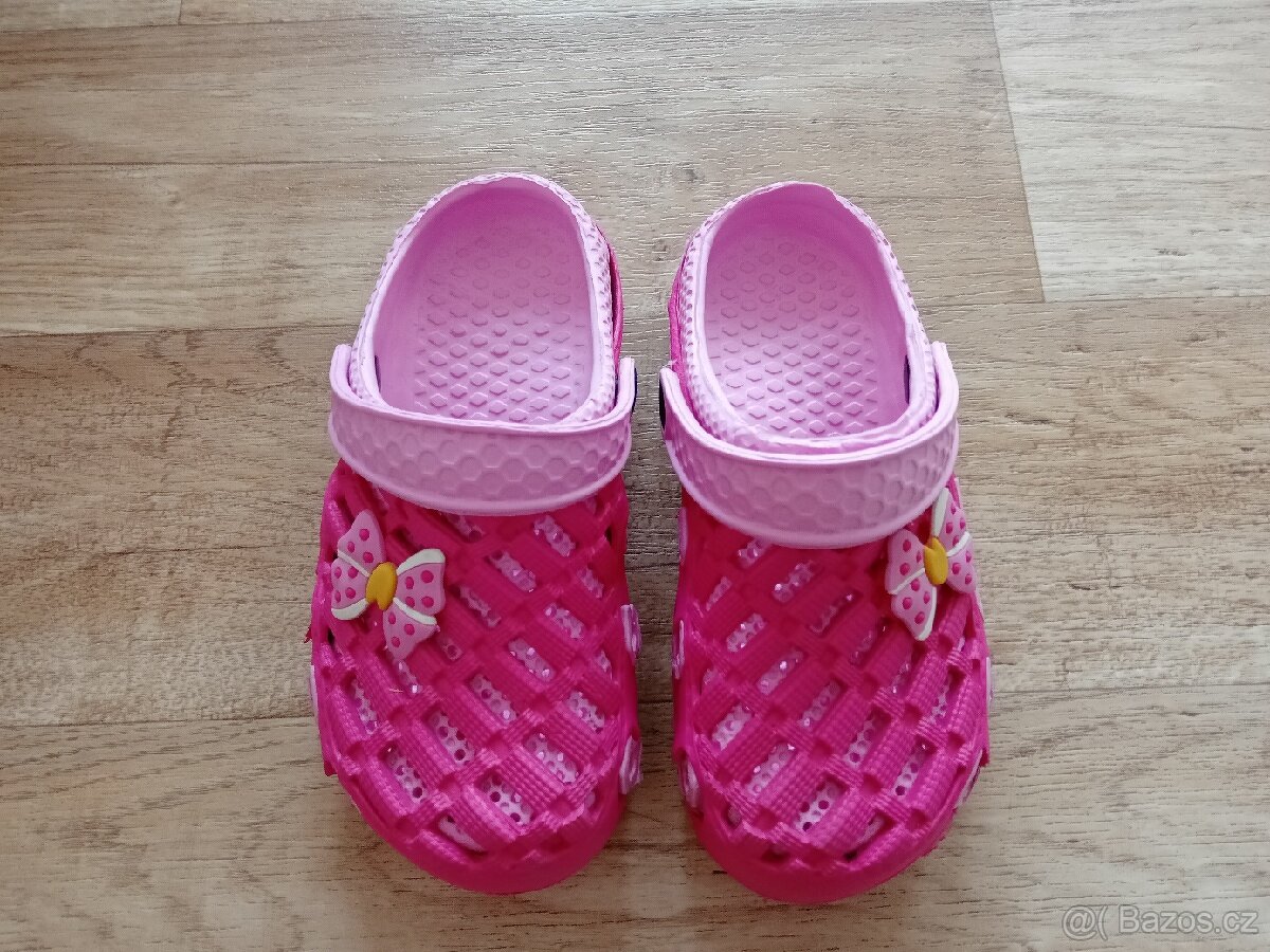 Dívčí pantofle (crocsy), vel. 30, NOVÉ