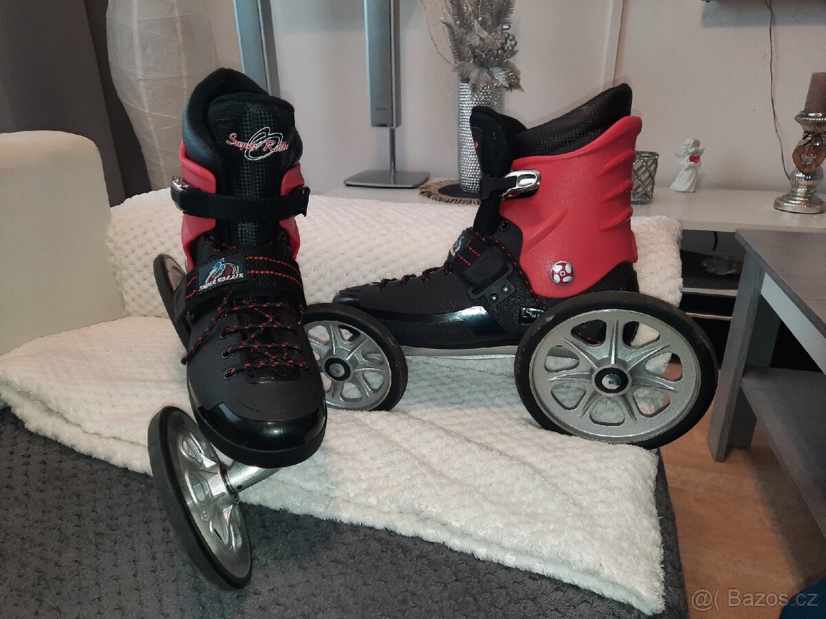Kolečkové brusle super roller