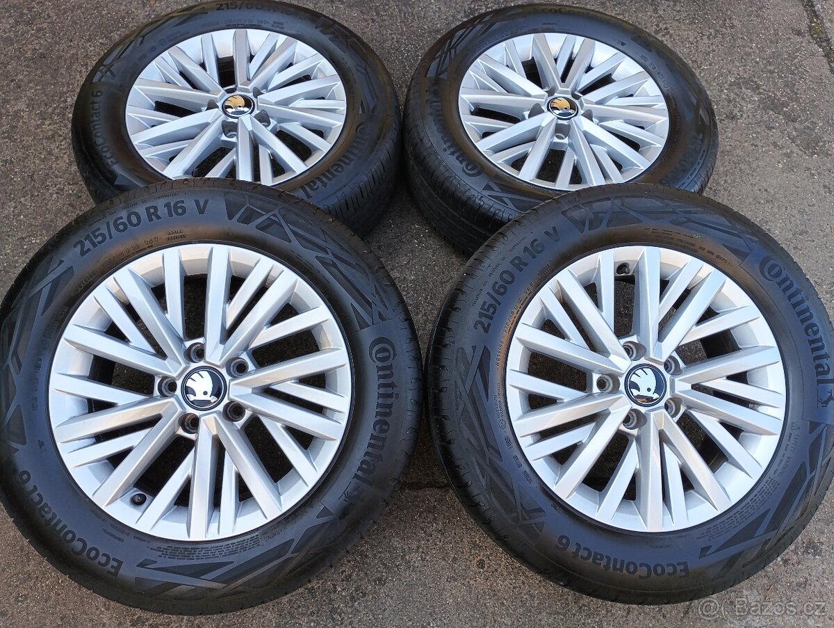 Originál sada disků VW T-Roc, Škoda Karoq 5x112 R16