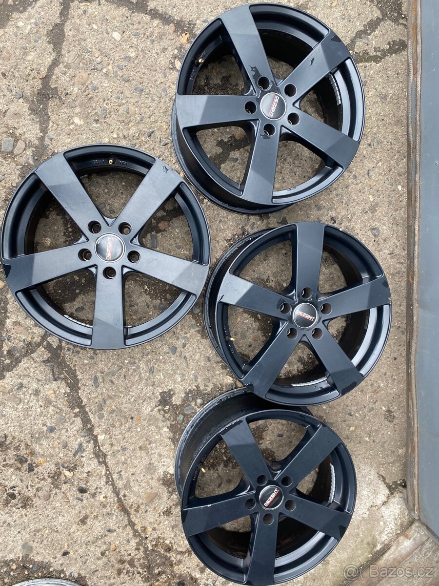 Prodám alu disky DEZENT 18” – 7,5Jx18 ET35 5x120