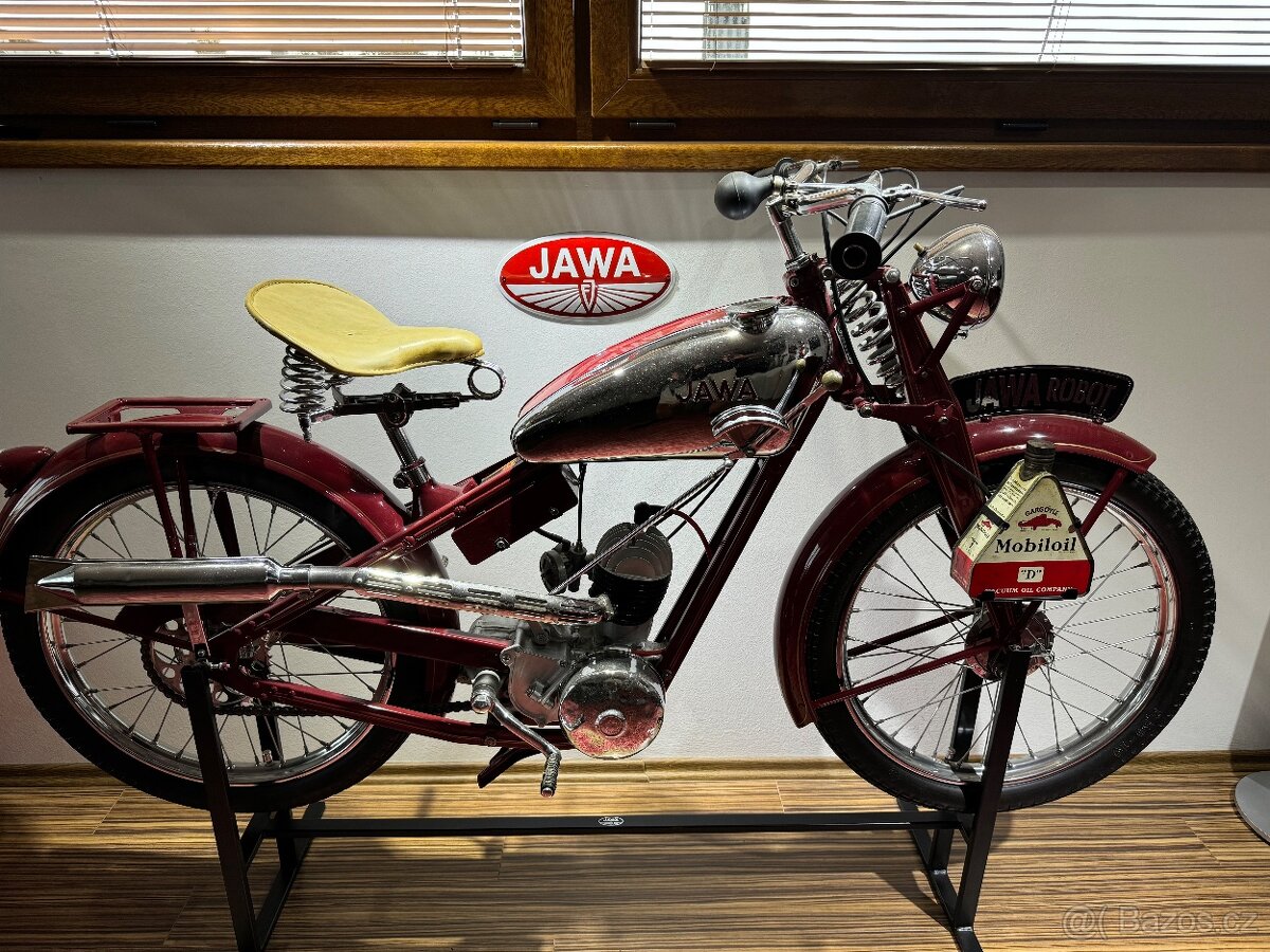 Jawa robot 100 a jawa 550 pařez
