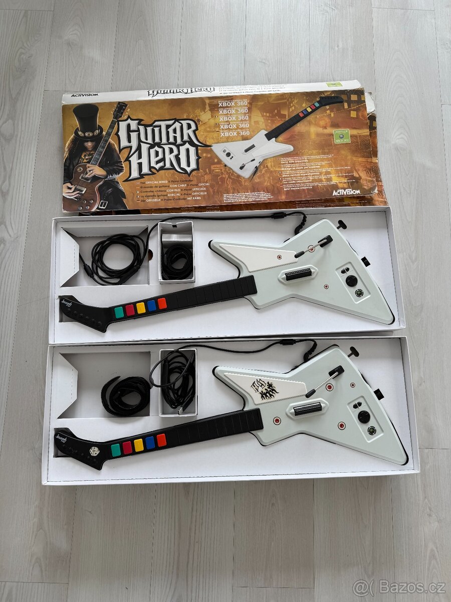 Guitar Hero X-Plorer – 2x kytara pro Xbox 360