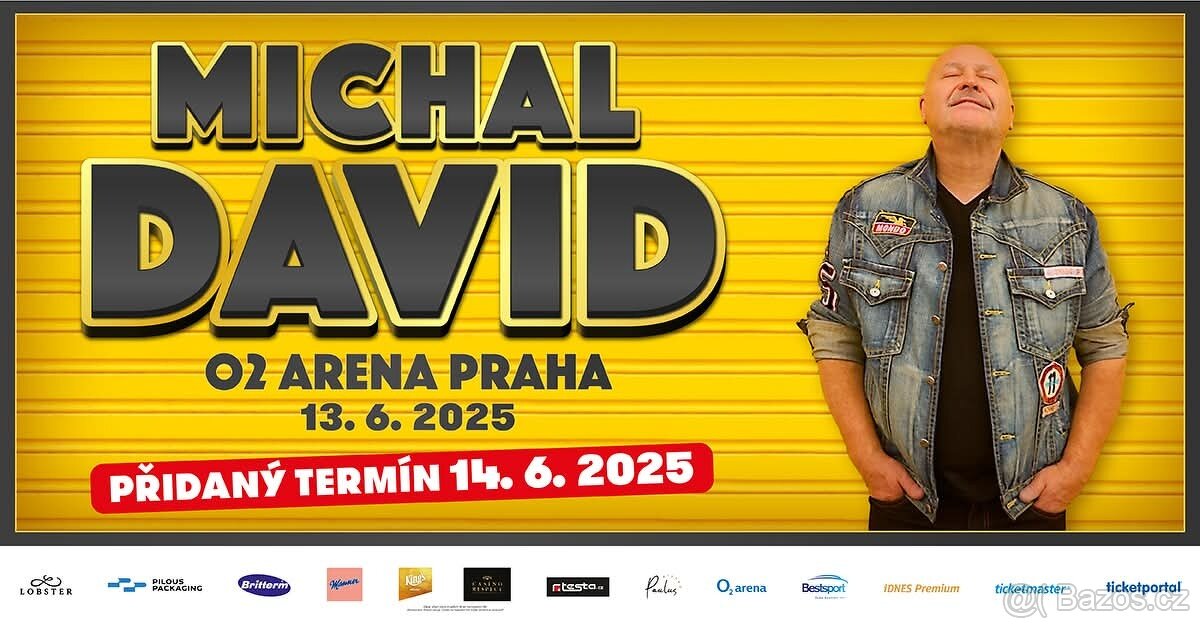 Michal David sobota 14.6.2025 Praha 02