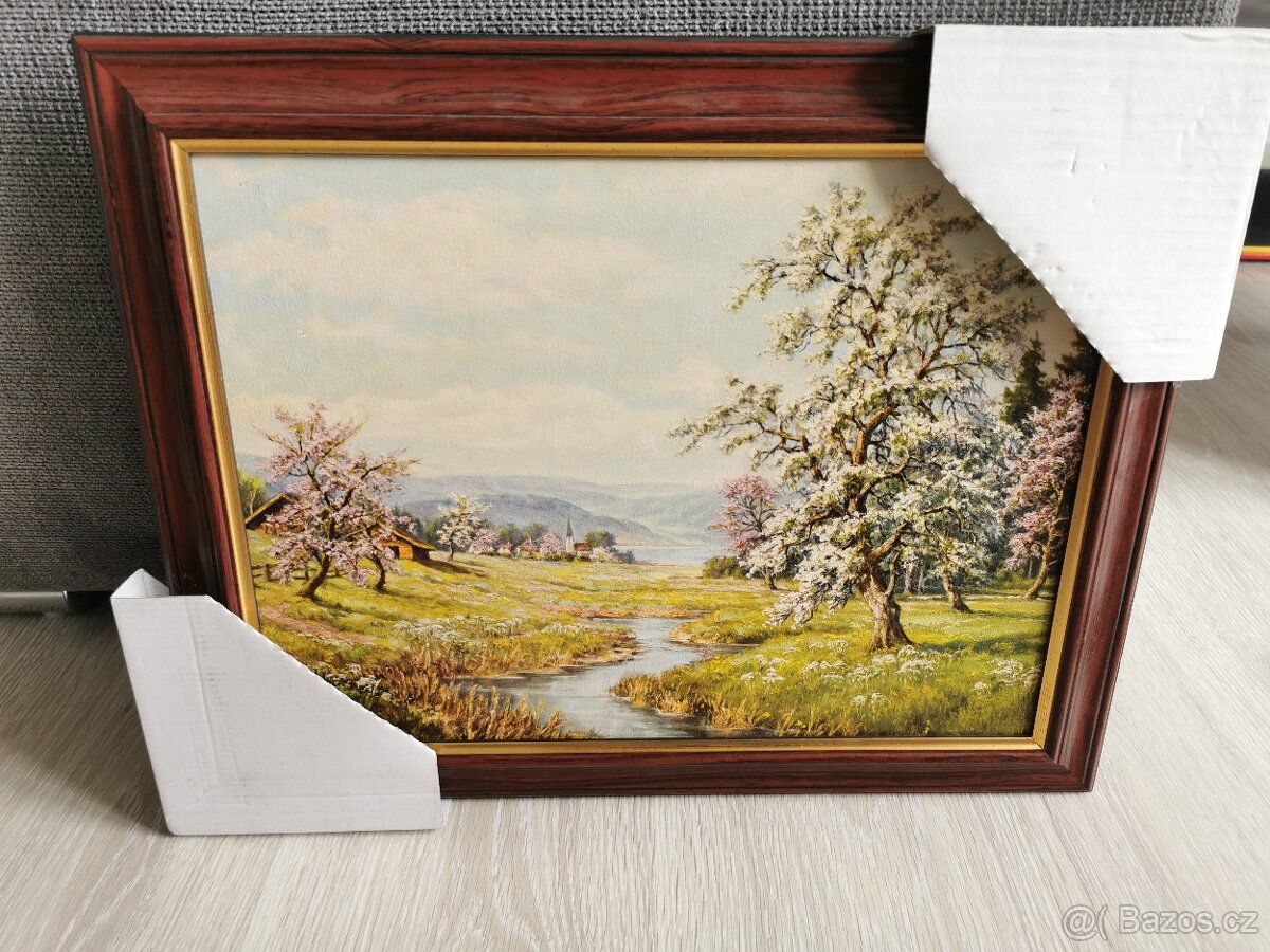 Dekorativní obraz v rámu RamHo ( 48x38 cm ) Jaro