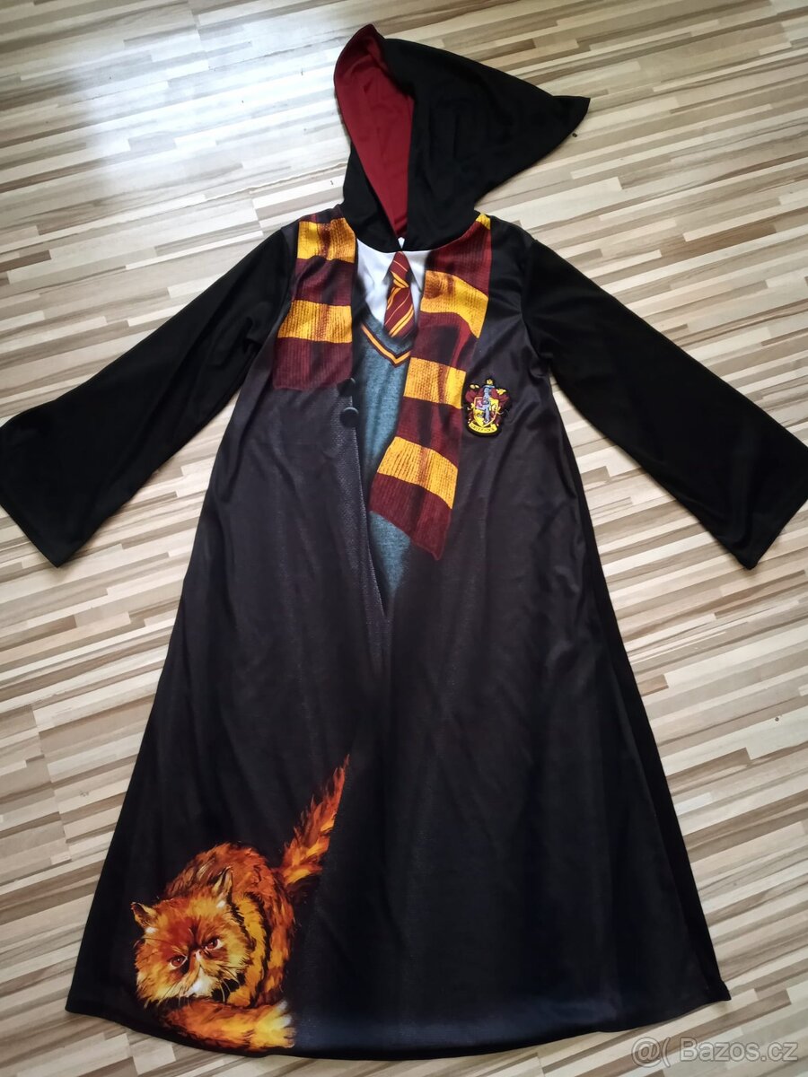 kostým Harry Potter s kočkou