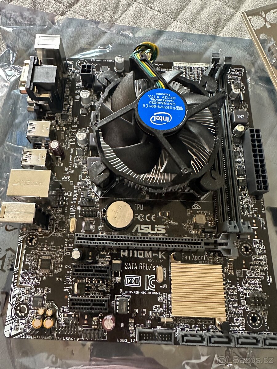 Intel i3 6100 Asus H110M-K DDR4 8GB