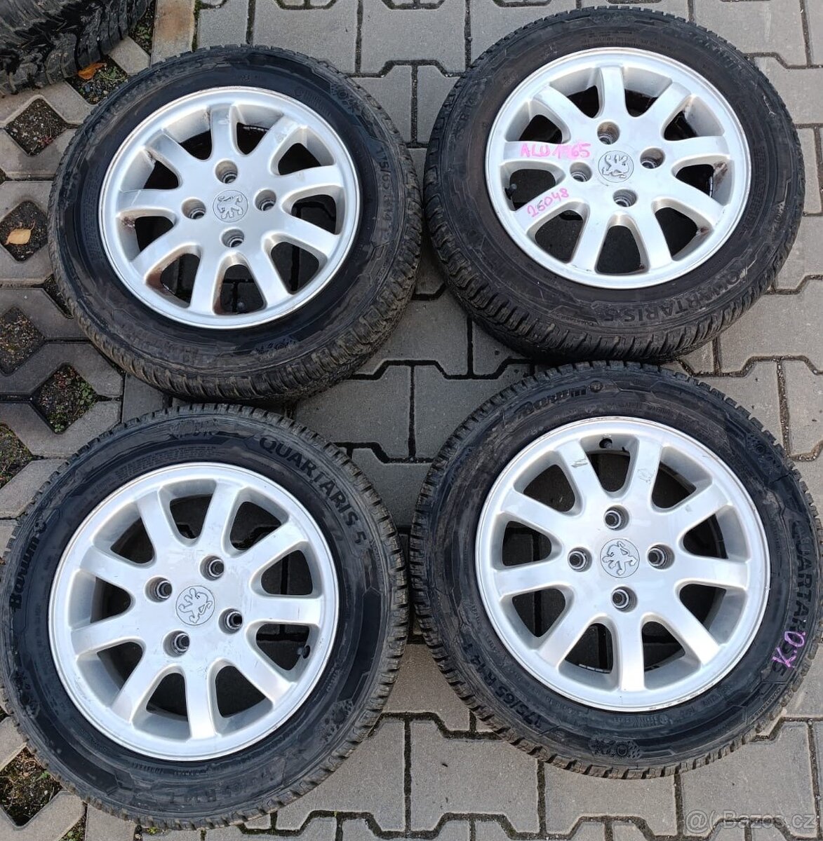 Prodám ALU kola Peugeot č. 1765