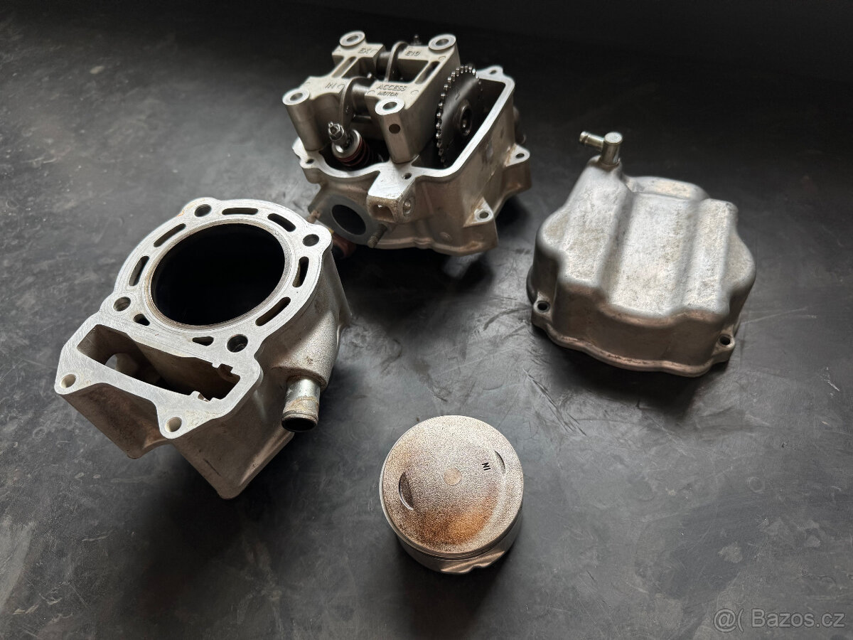 Access Max 250 motor, válec, píst, hlava