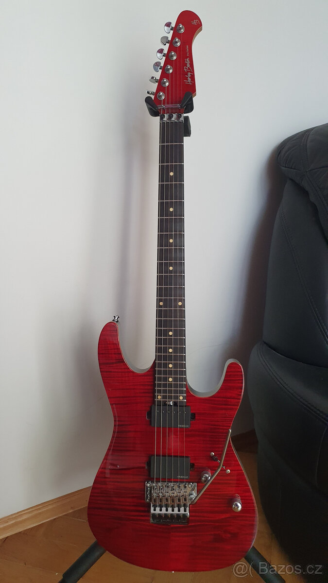 Zánovní elektrická kytara HB Fusion-III FR + snímače EMG