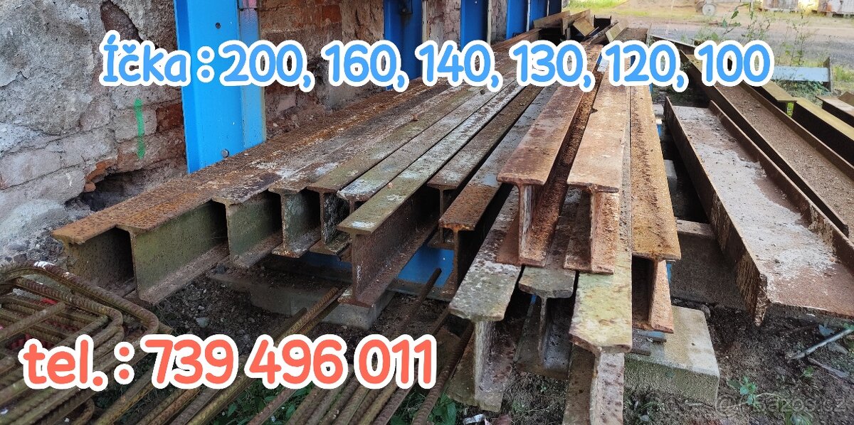 Traverzy íčka - 200, 160, 140, 130, 120, 100 - cena za kg