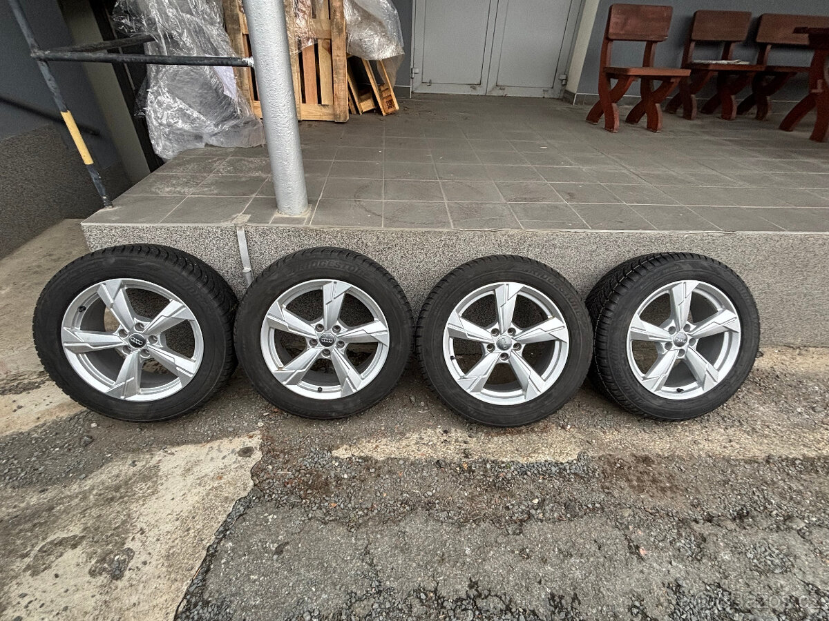 Originální zimní sadu ALU KOL AUDI 5x112+PNEU 235/55 R18